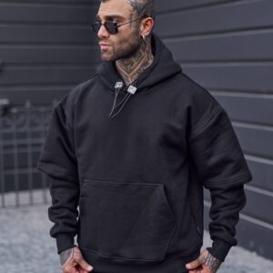 هودی جلو بسته مشکی