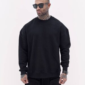 سویشرت مشکی ساده 2307