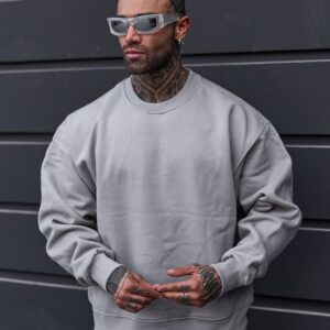 سویشرت طوسی روشن 2307