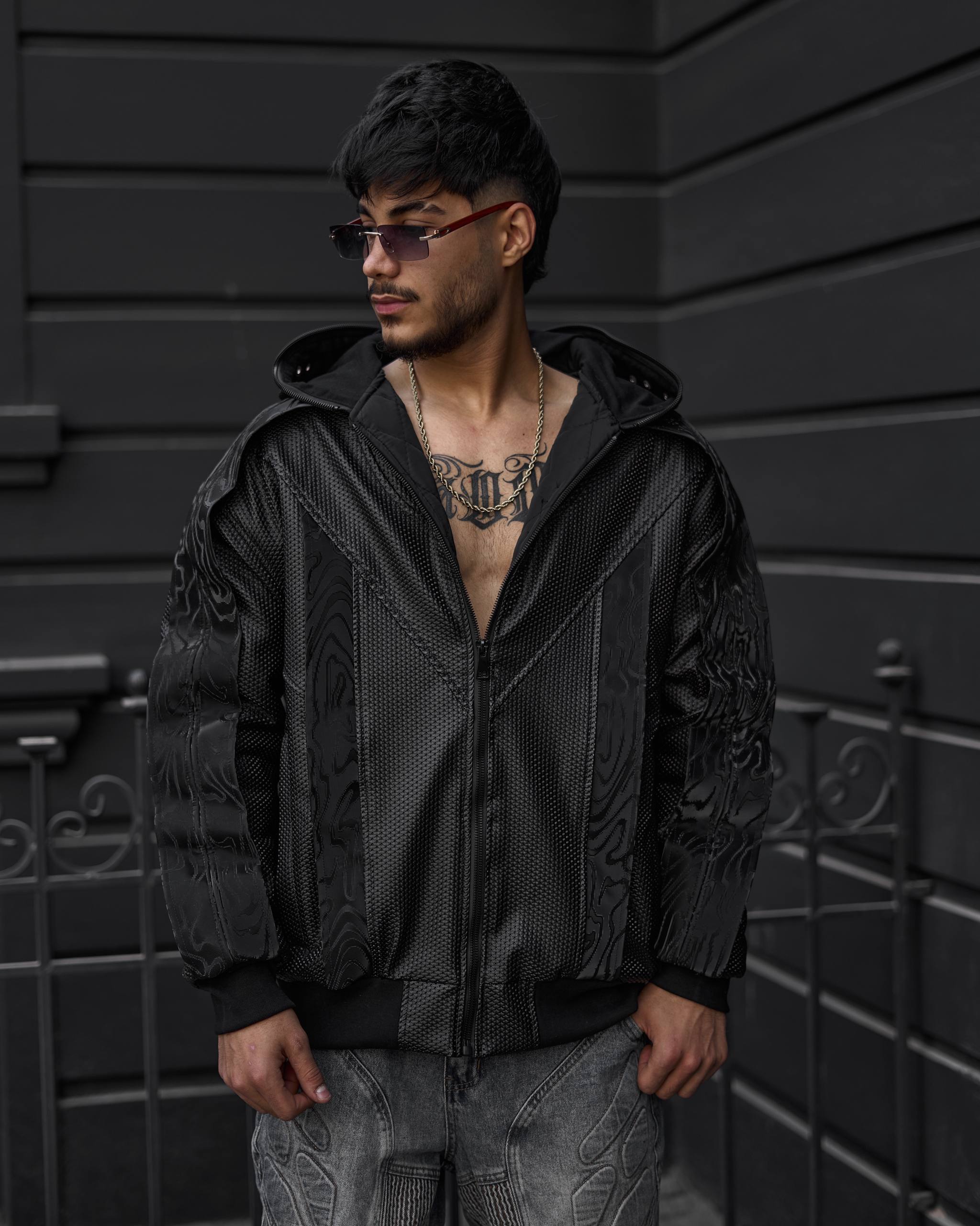 photo_2025-11-30_12-07-06 کاپشن مردانه مشبک مدل Shadow Mesh کد2349 - Image 1