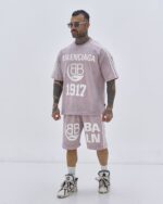 ست تیشرت و شلوارک Rose Dust 1917 – صورتی چرک