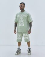 ست تیشرت و شلوارک Sage Green 1917 – سبز پاستلی