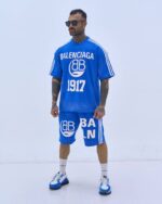 ست تیشرت و شلوارک Royal Impact 1917 – آبی رویال