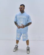 ست تیشرت و شلوارک Sky Breeze 1917 – آبی آسمانی