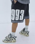 🖤 ست تیشرت و شلوارک مردانه مشکی گرادینت PAYMET – کد 2288 - Image 3