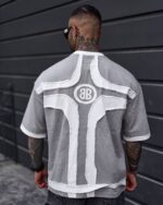 تیشرت طوسی اسپرت Paris استریت‌ویر – طراحی خاص دو رو - Image 3