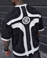 تیشرت مشکی اسپرت Paris استریت‌ویر – طراحی خاص دو رو کد 2298 - Image 3