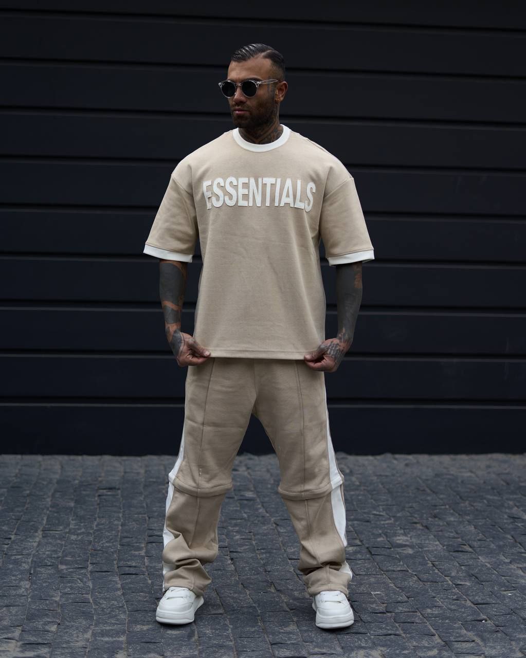 2334.1 (14) ✨ ست دوحالته Essentials مدل Urban Flex 2Way - Beige Edition - Image 1