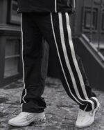 ⚪ ست تیشرت و شلوار مردانه Urban Racer Mono 2396 - Image 3