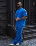 🔵 ست کامل آبی – Blue Royal Street 2397