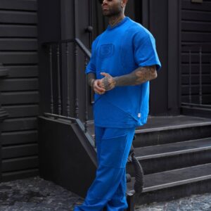 🔵 ست کامل آبی – Blue Royal Street 2397