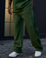 شلوار اسلش بگ سبز تیره مدل Urban Straight کد 2391