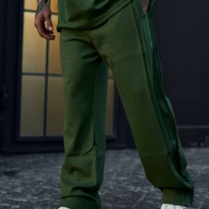 شلوار اسلش بگ سبز تیره مدل Urban Straight کد 2391