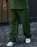 شلوار اسلش بگ سبز تیره مدل Urban Straight کد 2391 - Image 4