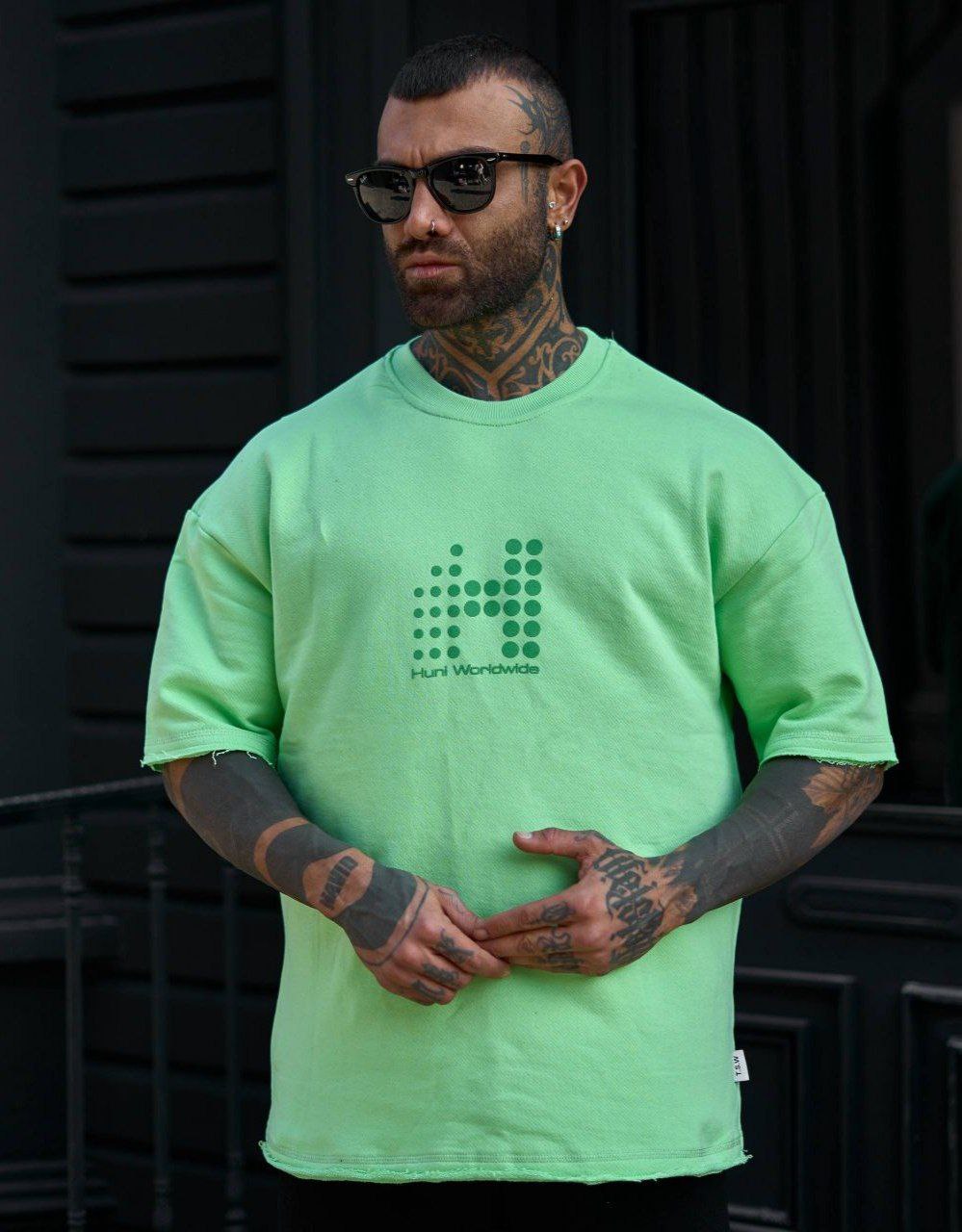 photo_2026-02-17_09-55-54 🟢 تیشرت اورسایز Fresh Mint Street - Image 1