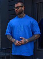 🔵 تیشرت اورسایز Royal Blue Impact