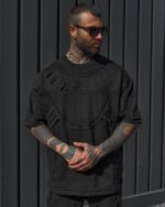 تیشرت مشکی آوانگارد مدل Shadow Edge کد 2405