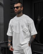 تیشرت آوانگارد مدل Shadow Edge – سفید کد 2405