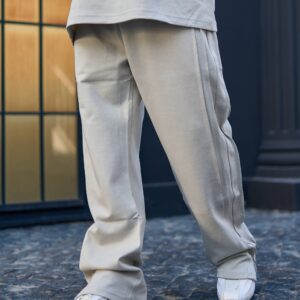 شلوار اسلش نیم‌بگ کرم مدل 2410/2