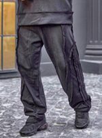 شلوار اسلش مردانه مدل Stripe Raw کد 2410