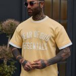 تیشرت مردانه Essentials مدل Butter Yellow | زرد پاستلی