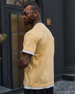 تیشرت مردانه Essentials مدل Butter Yellow | زرد پاستلی - Image 3