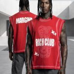 رکابی مردانه Rich Club Cobra | مدل مارجینا قرمز
