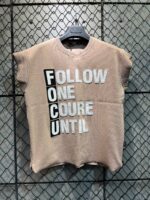 رکابی مردانه اوور سایز FOLLOW ONE COURE UNTIL - Image 2
