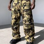 شلوار کارگو اوورسایز ارتشی (Camouflage)