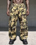 شلوار کارگو اوورسایز ارتشی (Camouflage) - Image 3