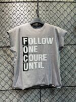 رکابی مردانه اوور سایز FOLLOW ONE COURE UNTIL - Image 4