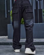 شلوار اسلش مردانه زیپ‌دار مدل Rebellion Black - Image 2