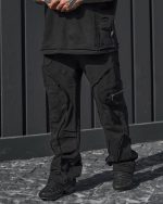 شلوار بگ مردانه اسلشتک مدل Shadow Cargo | مشکی