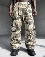 شلوار بگ کارگو چریکی Desert Camo | مدل Tactical Raw - Image 2