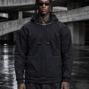 هودی یقه تک‌ویر زیپ‌دار Collar-Zip Techwear