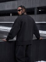 Black Core Oversize Sweatshirt | سویشرت مشکی اورجینال - Image 4