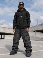 Black Shadow Hoodie | هودی مشکی سایه - Image 2