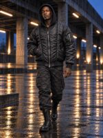 کاپشن خلبانی Black Shadow Bomber - Image 2