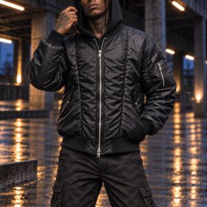 کاپشن خلبانی Black Shadow Bomber